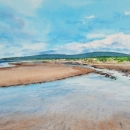 Inverness-Beach-After-the-Harvest-Moon-Nancy-McLean-Watercolours