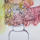 Nancy McLean Watercolours-Autumn Floral Sketch.JPG
