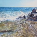 Surf-on-Rocks-Kennington-Cove-Nancy-McLean-WC
